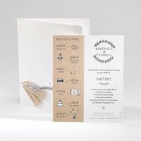 Faire-part 2 dates et villes différentes - 2