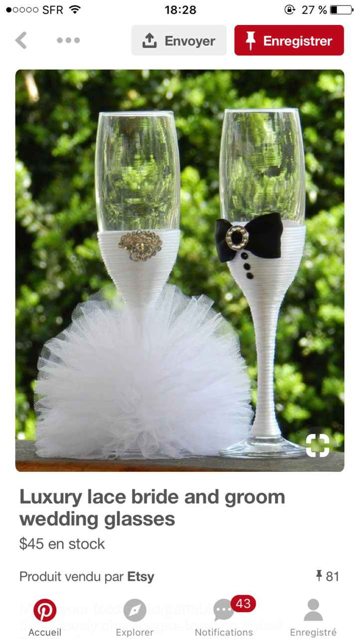 Flûte à champagne personnaliser - 1