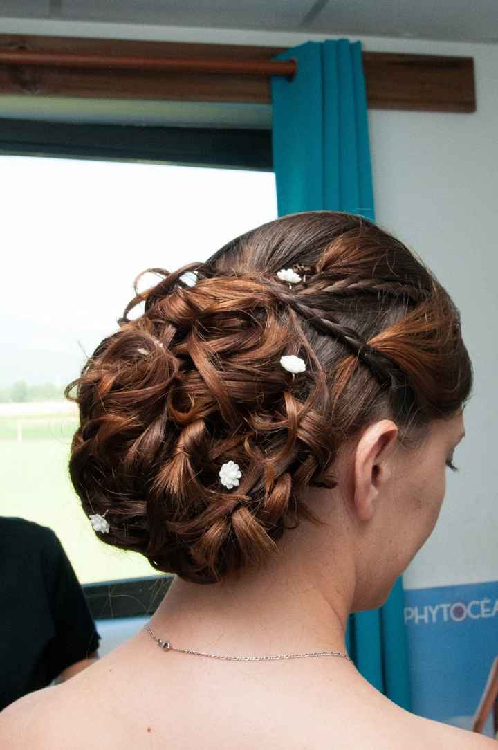 chignon bas sur le côté