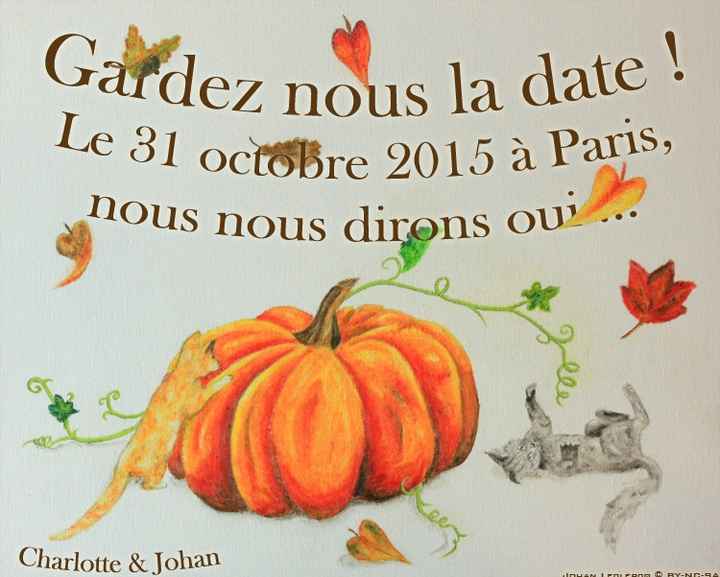 A quoi ressemblent vos "save the date" ? - 1
