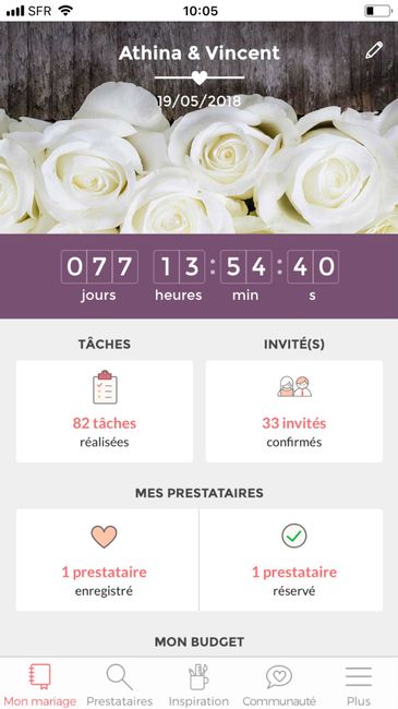Où en sont vos compteurs Mariages.net ? - 1