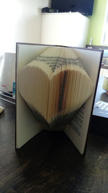 pliage livre diy