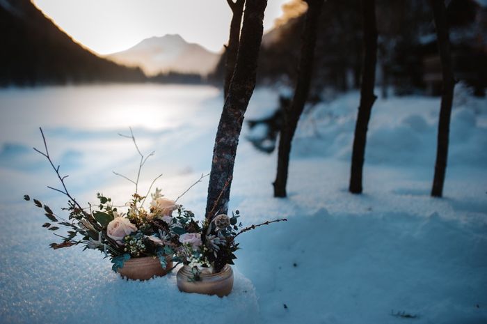 jolie composition fleurs