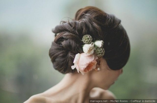 coiffure fleurie