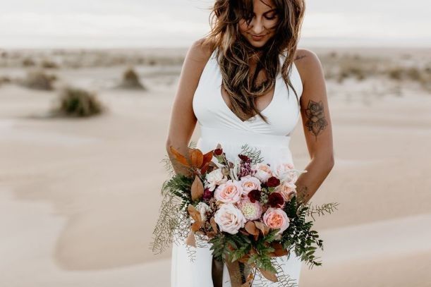 bouquet shooting boho