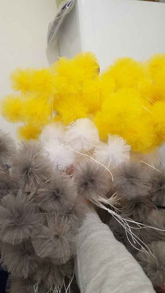 Pompon en Organza - 1