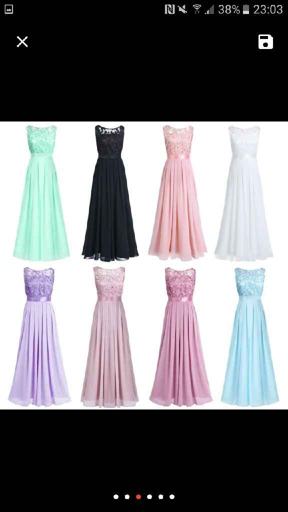 Robe demoiselle d'honneur - 1