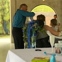 Les décorations sur le fauteuil roulant 