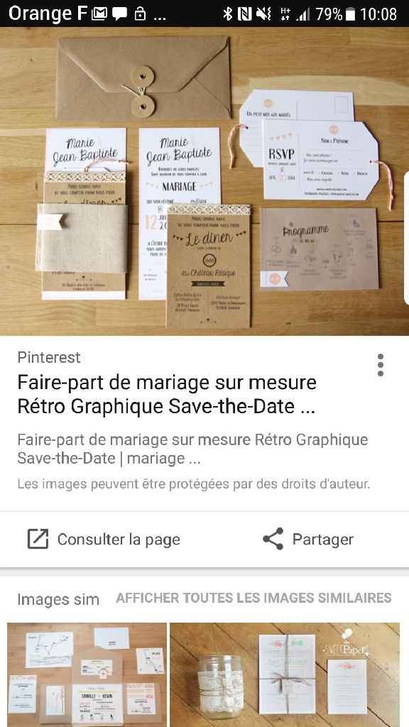 Recherche créatrice faire part - 1