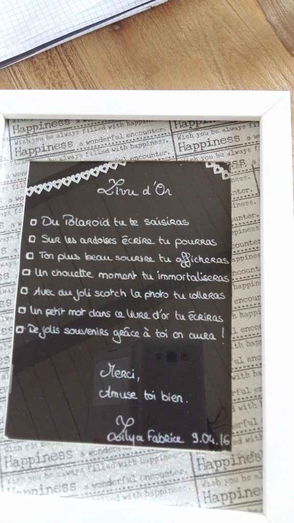 Fonctionnement livre d'or