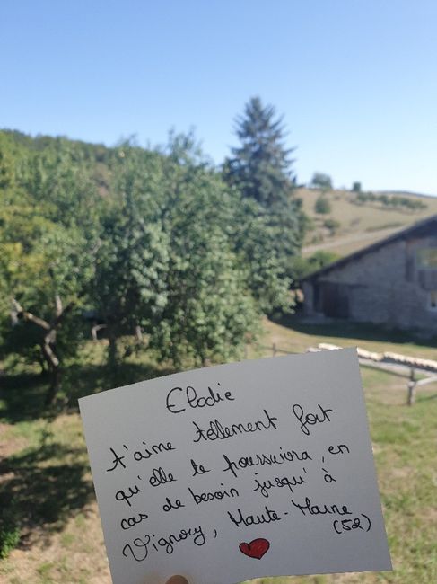Love note, idée folle et peu de temps... - 1