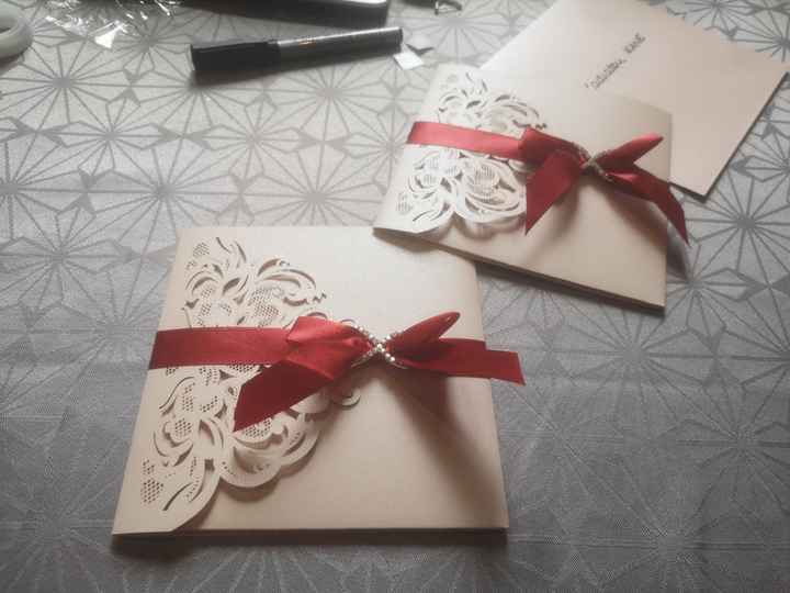 Préparation des faire-parts 😍 - 1