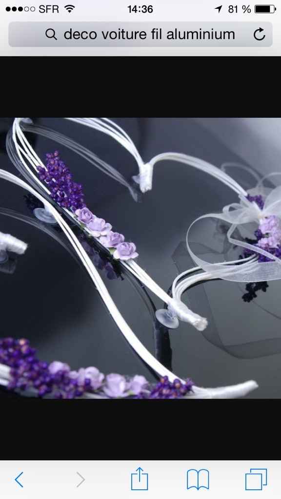 Décoration voiture des mariés diy - 1