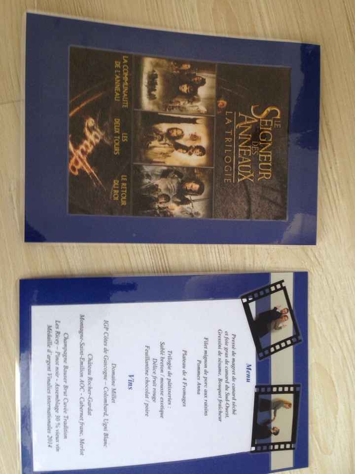 Mes menus/noms de table diy - 1