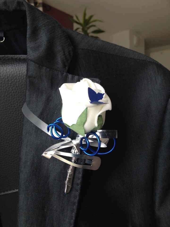 Diy boutonnière pour témoins et papas - 1