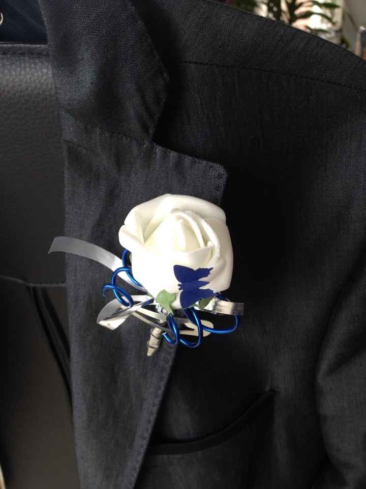 Diy boutonnière pour témoins et papas - 2