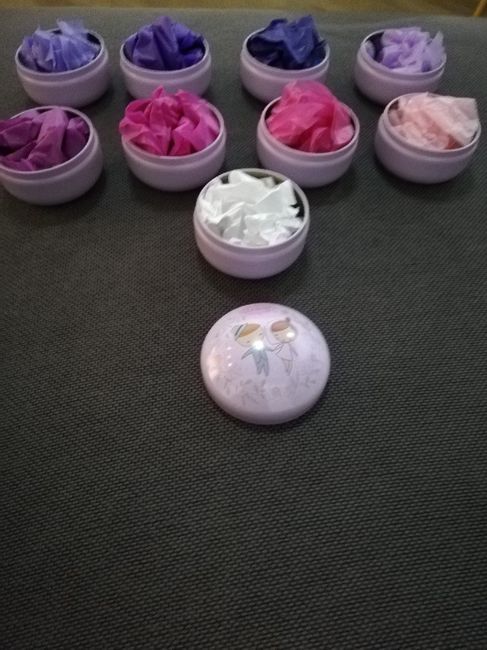 Quelle couleur cadeaux invités 2