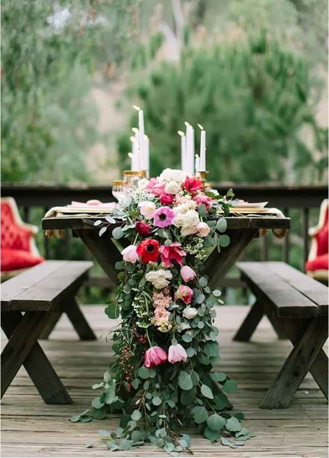  Un chemin de table