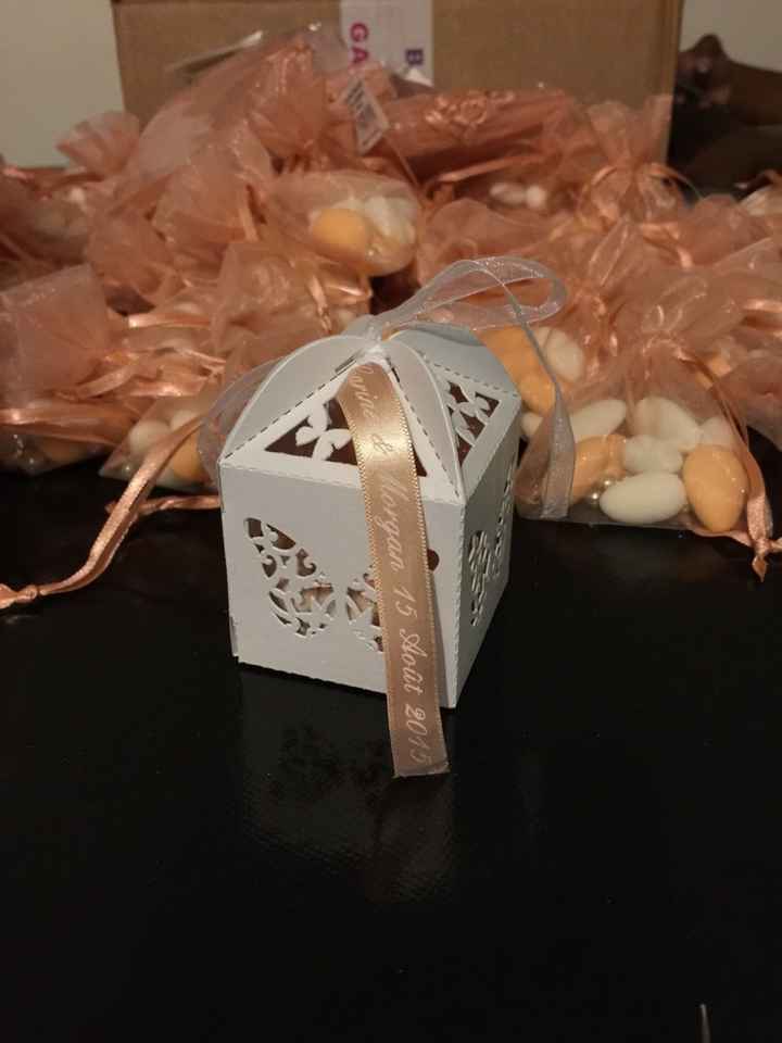 Boîte à dragées thème papillons