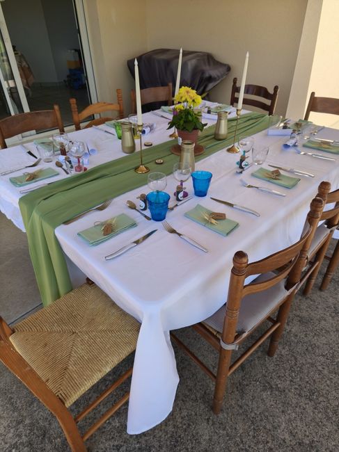 Décoration, plan de table 2