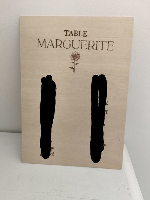 Décoration, plan de table 6