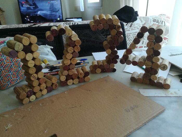 Diy numéro de table - 1