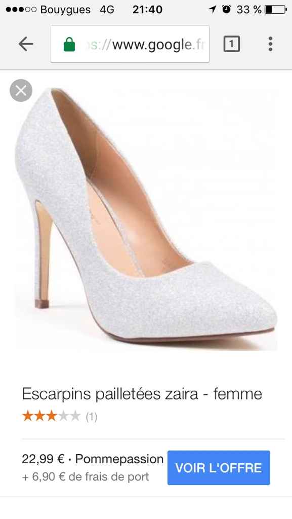 De quelle couleur sont vos chaussures? - 1