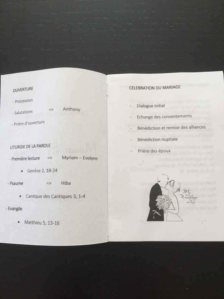 Livret de messe - 2