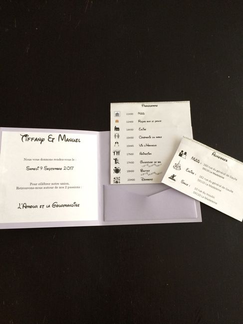 Faire part trouvé - 1