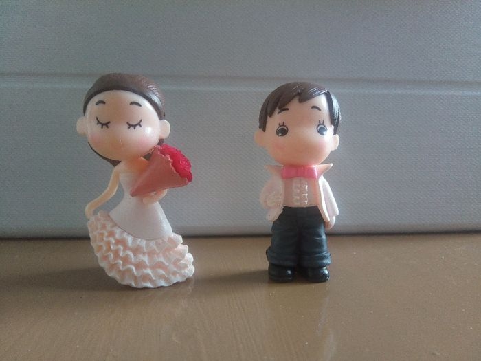 Figurines pièce montée 👰🤵 - 1