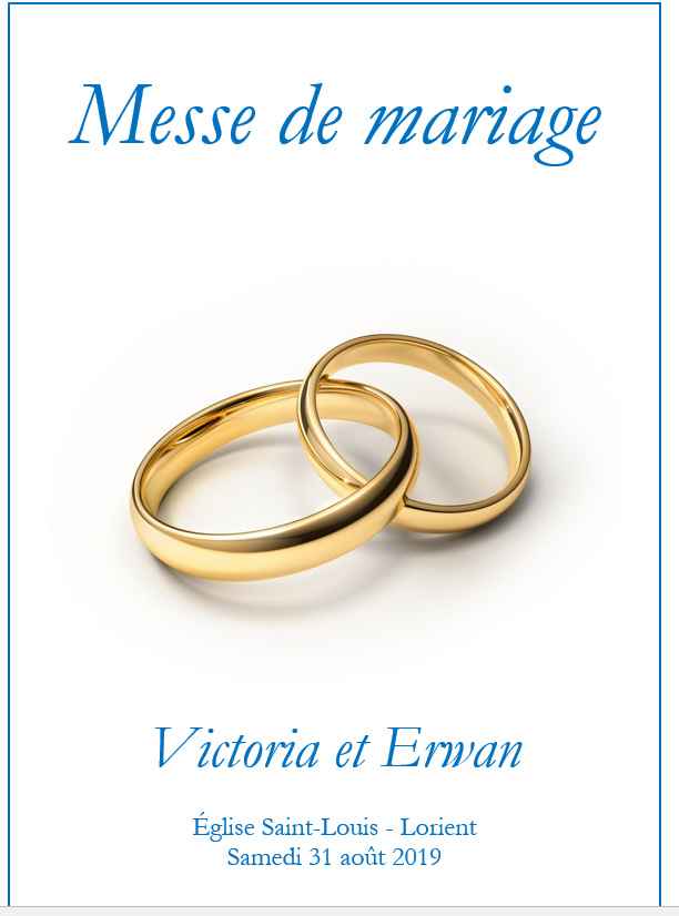 Livret de messe