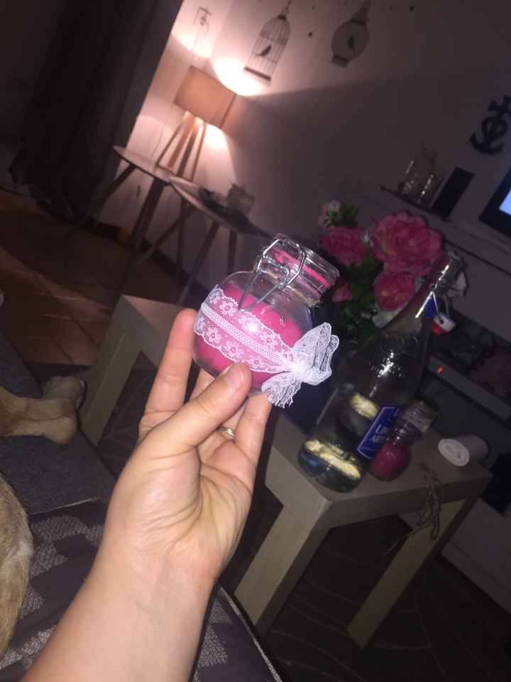 Petite bougies maison peut être cadeau témoin - 1