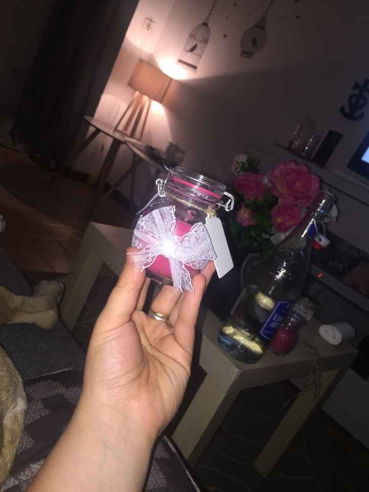 Petite bougies maison peut être cadeau témoin - 2