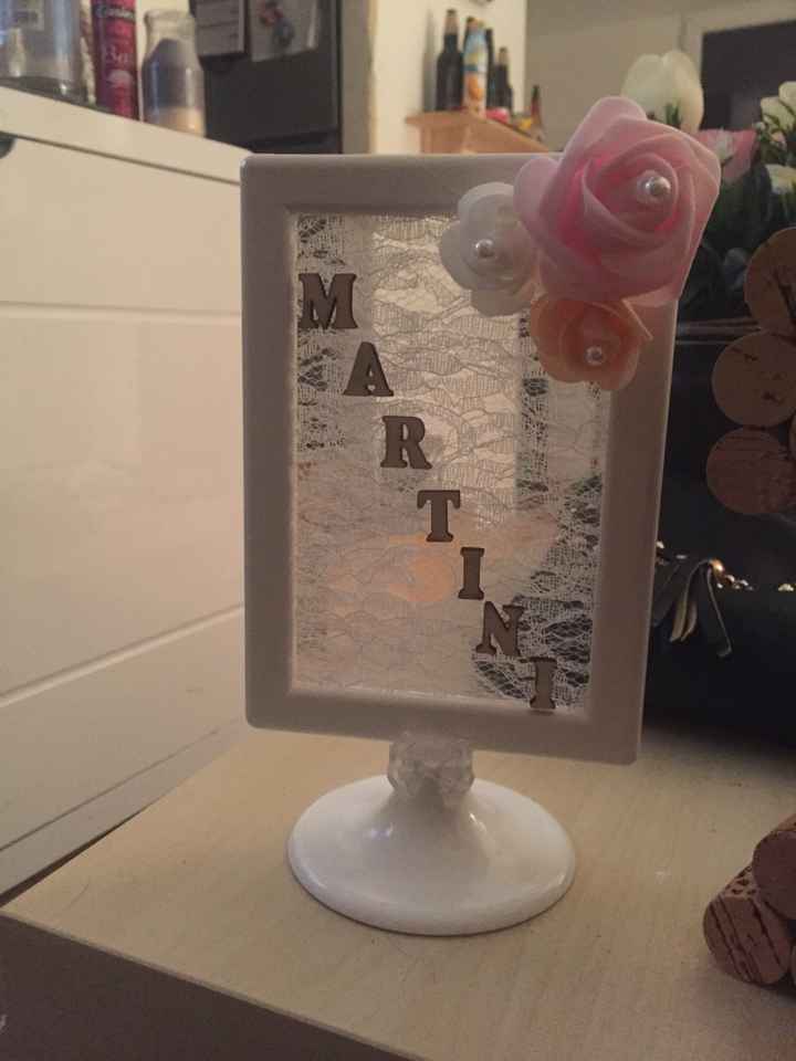 Porte noms de table - 1