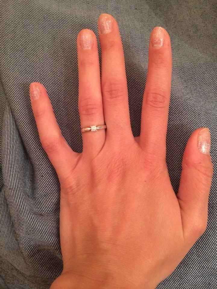 Qui porte une bague de fiançailles ? - 1