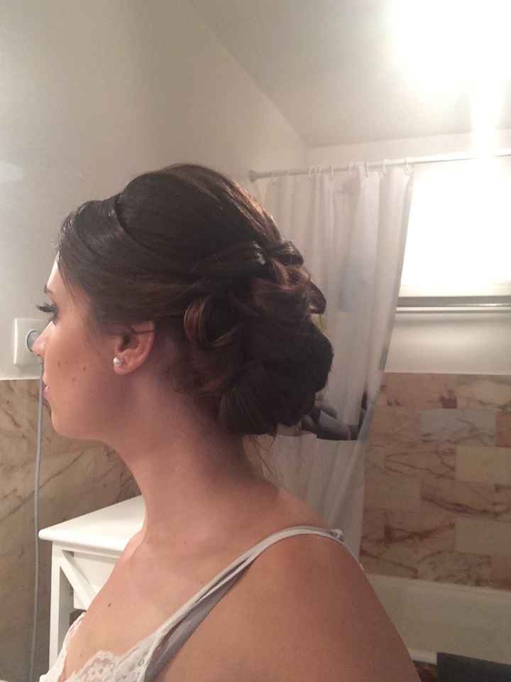 Mon essai coiffure et maquillage !!!! - 1