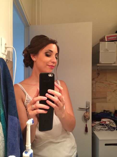 Mon essai coiffure et maquillage !!!! - 9
