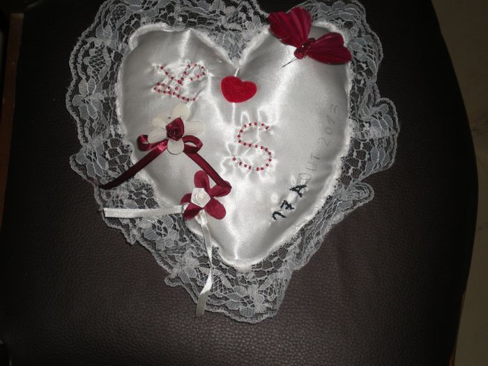 coussin pour les alliance 