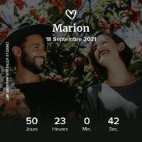 Ton mariage approche ? Le compte à rebours est lancé ! ⌚ - 1