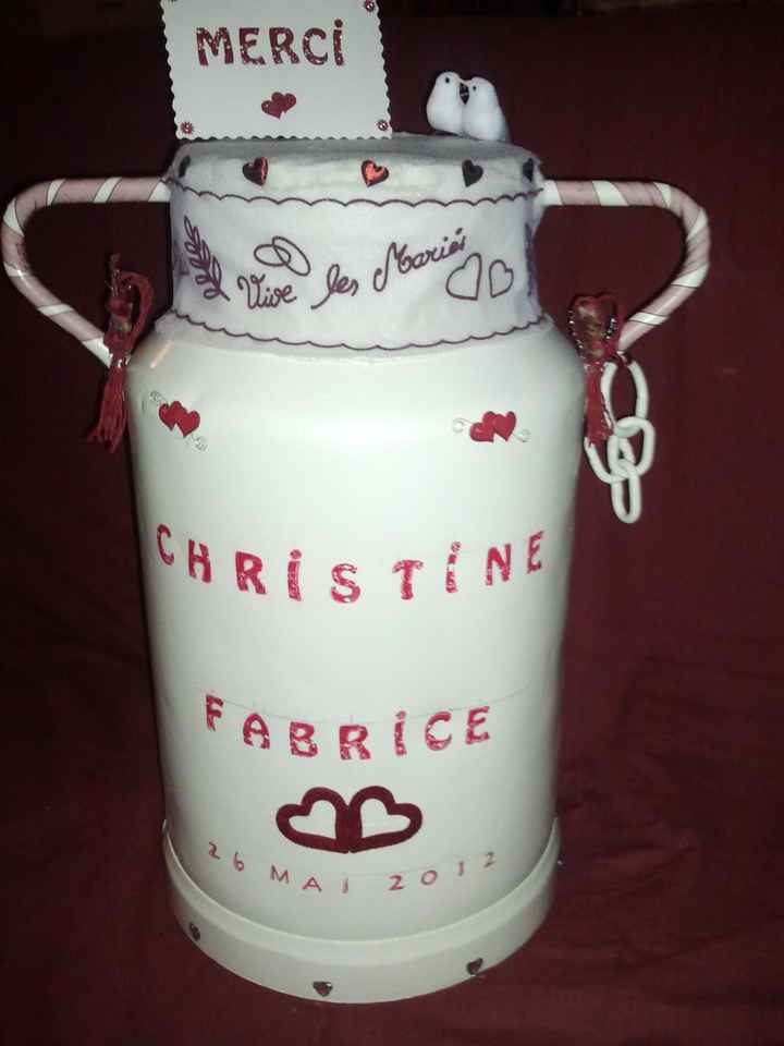 pot à lait pour mon urne