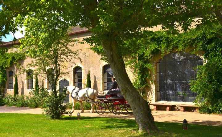 Salle de réception de l'extérieur