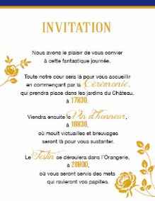 Invitation repas