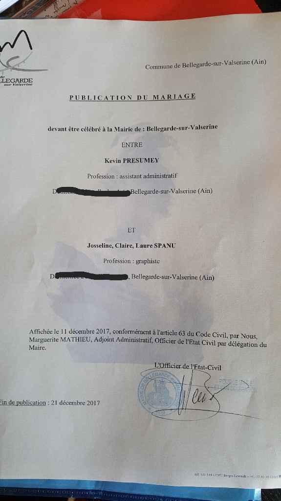  Le dossier pour la Mairie est enfin fini !! - 1