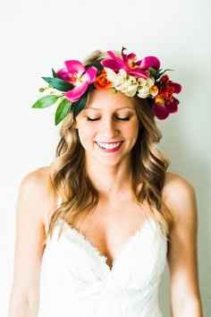 La couronne de fleurs