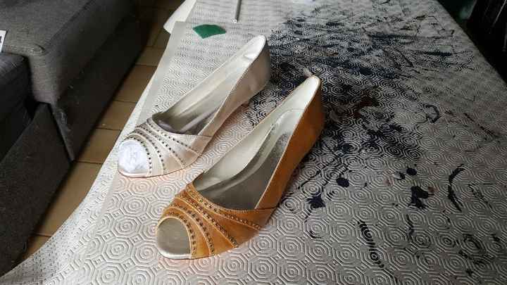 Vos chaussures plates et ouvertes de mariée (pas celles du soir) - 1