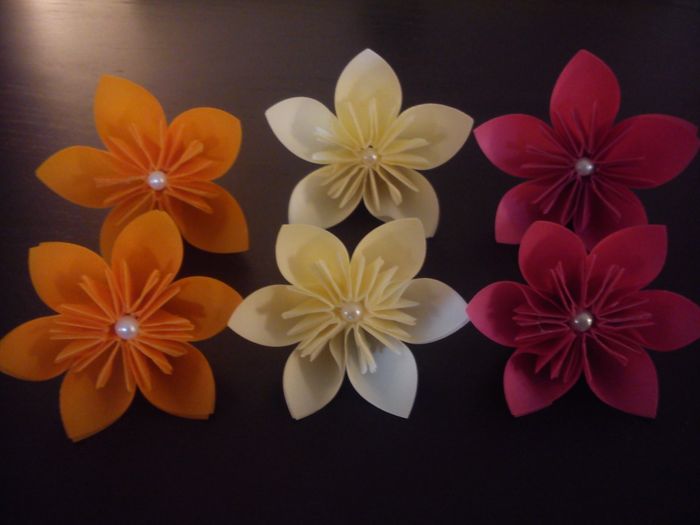 Fleur origami kusudama