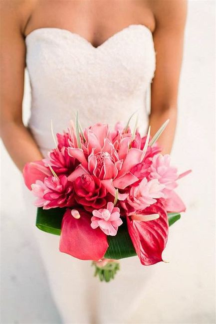 bouquet rose de porcelaine