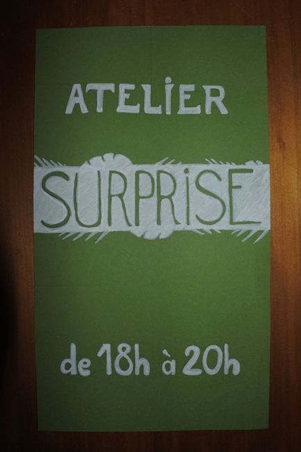 Atelier surprise (un caricaturiste)