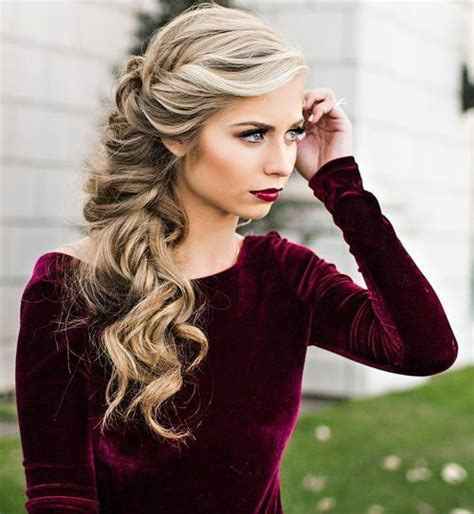 5 tresse et cascade sur le côté  