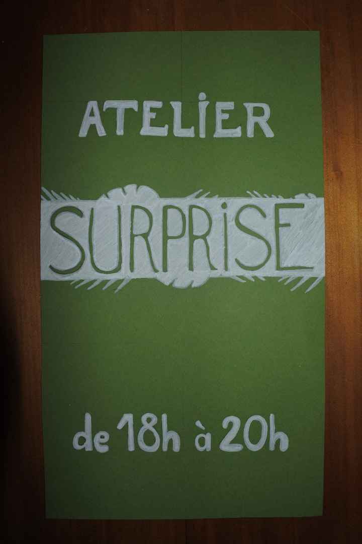 Atelier surprise (un caricaturiste)